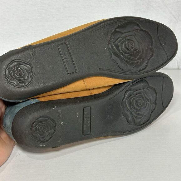 Hush Puppies Comfort Zone Leather Slip-On Loafers Women Shoes 8B Floral - Picture 5 of 8